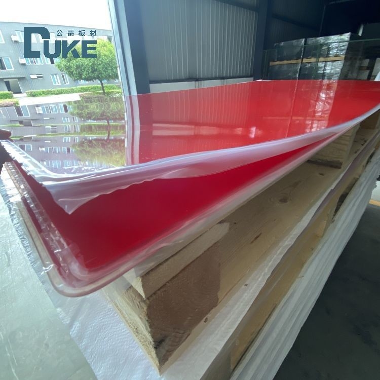 आउटडोर 4ft X 6ft रंगीन पॉली ल्यूसाइट एक्रिलिक बाड़ यार्ड साइन बोर्ड शादी के लिए