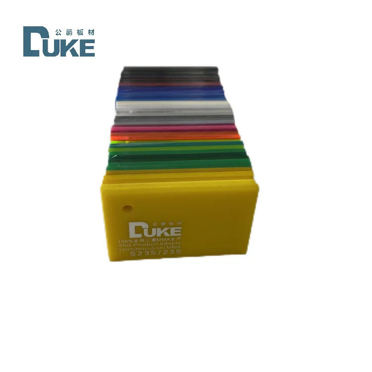 ड्यूक 100% वर्जिन मित्सुबिशी कास्ट एक्रिलिक शीट कस्टम रंगीन बाथटब प्लास्टिक शीट प्रतिस्पर्धी मूल्य 12 मिमी 5 मिमी काटने एमएमए