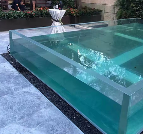 High Quality Custom Size Outdoor Infinity Pool Acrylic Pool Wall for Home and Commercial Use